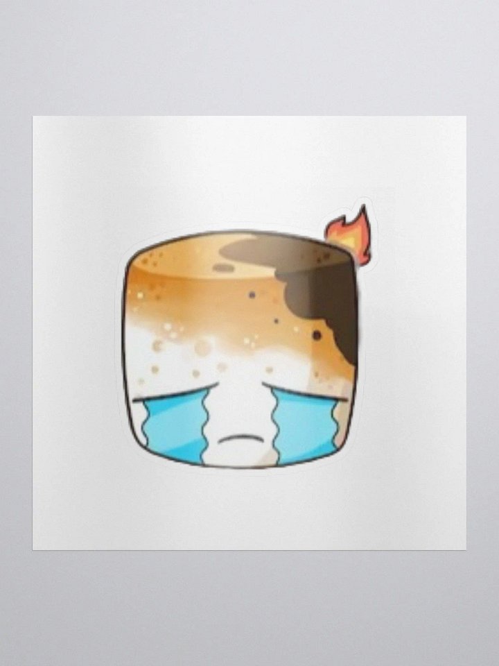 Crying Marshmallow Sticker product image (1)