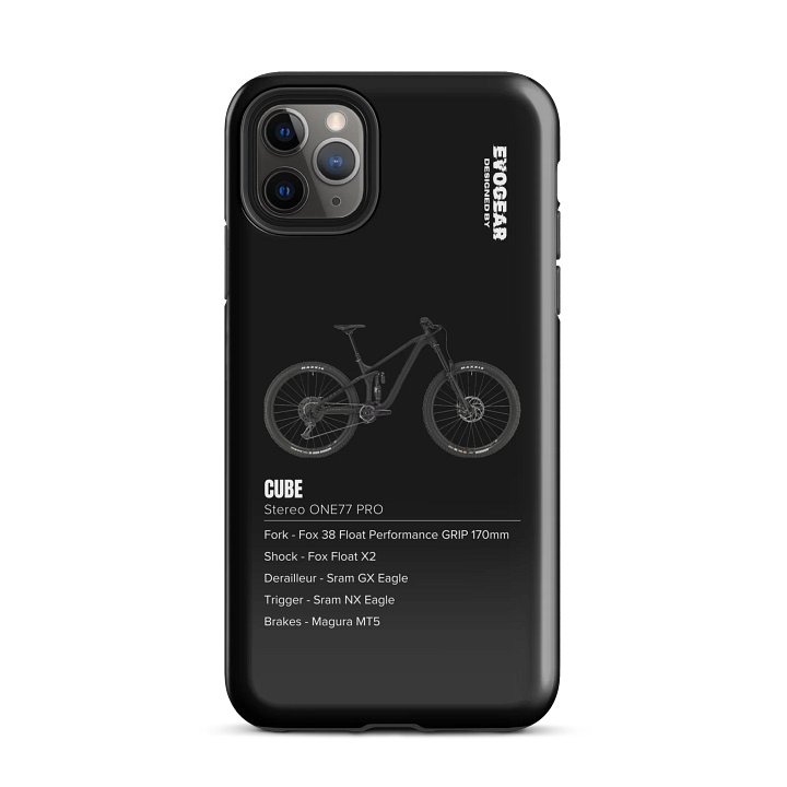 Black CUBE Stereo ONE77 PRO iPhone Case product image (2)