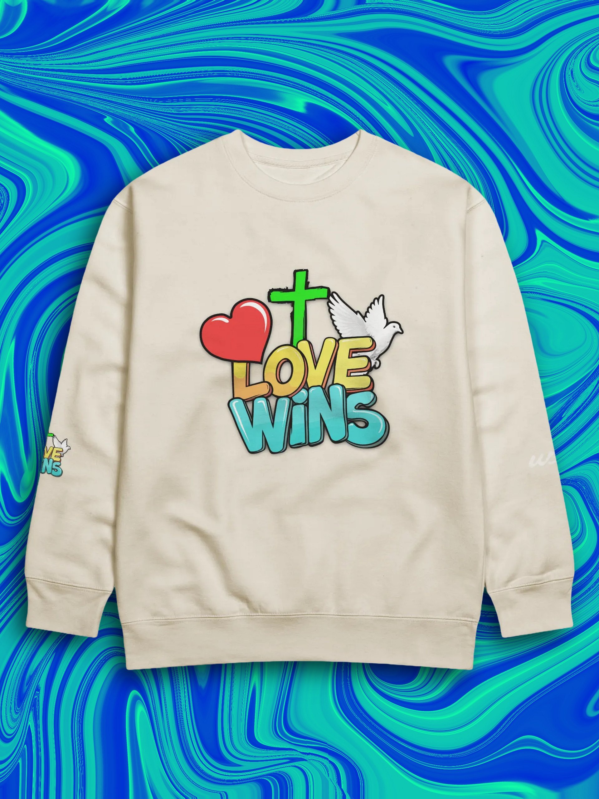 Love Wins Collection - Cotton Heritage Premium Sweatshirt product image (1)