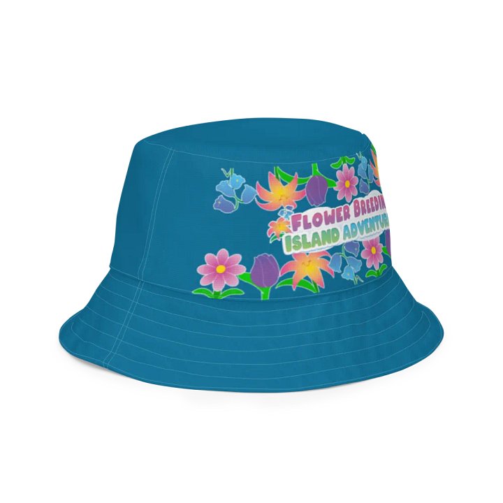 Flowery Flower Breeding Island Adventures - All over print Bucket Hat - reversible product image (2)