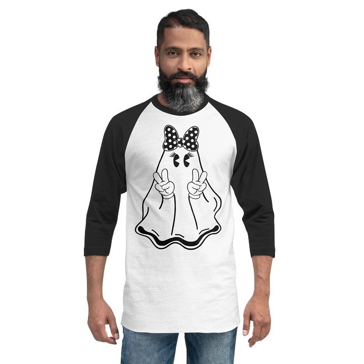 Susie Spooks Raglan | White/Black product image (2)