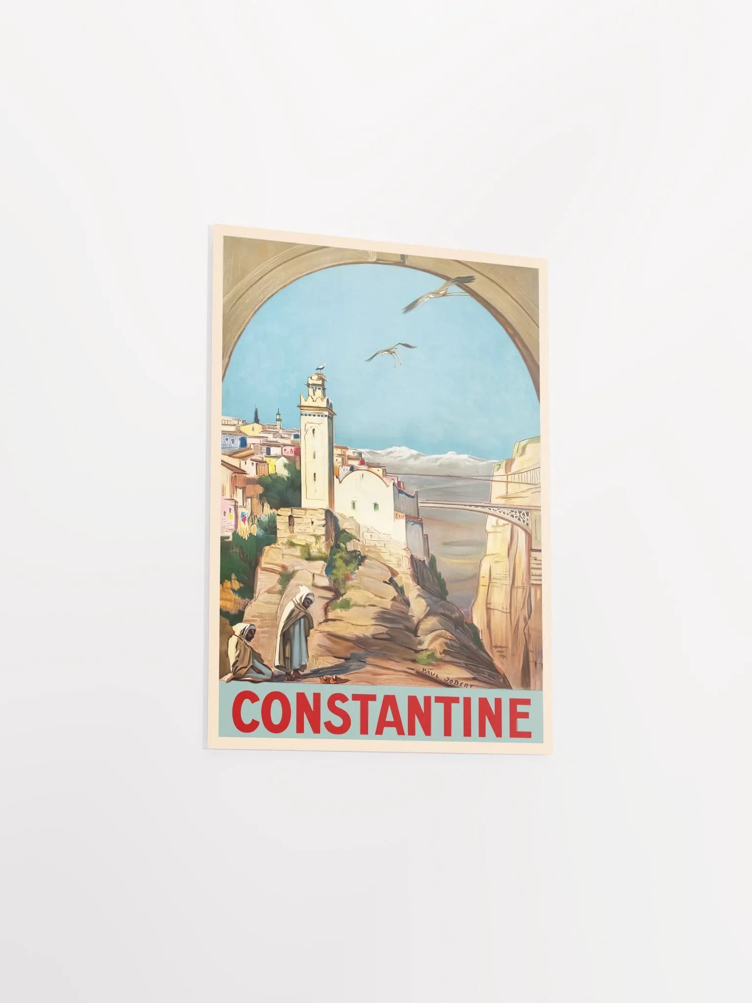 Constantine, Algeria, 1926 — retro vintage travel poster, retro travel art, retro travel wall art product image (8)