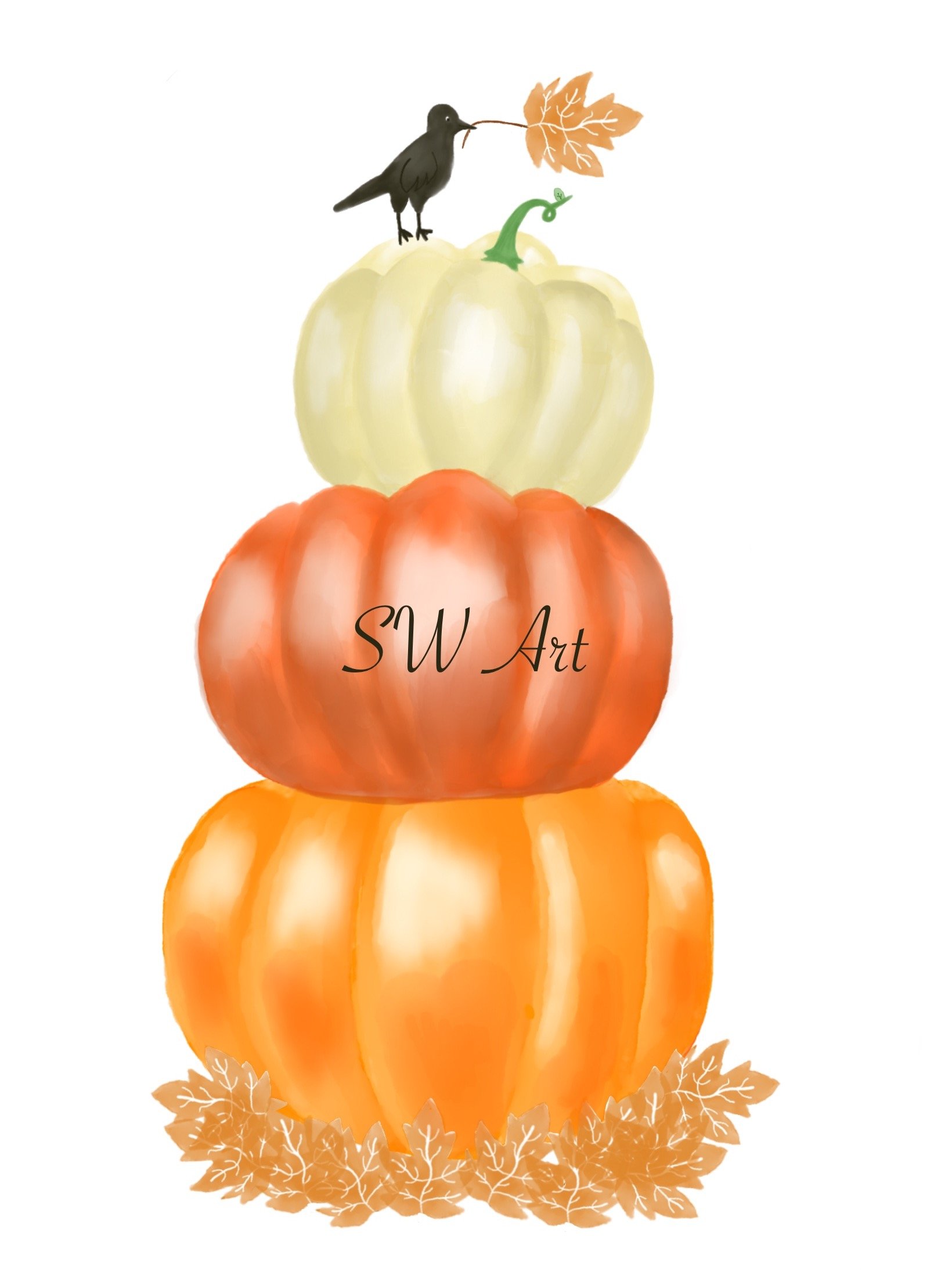 Halloween Fall Art Digital File product image (1)