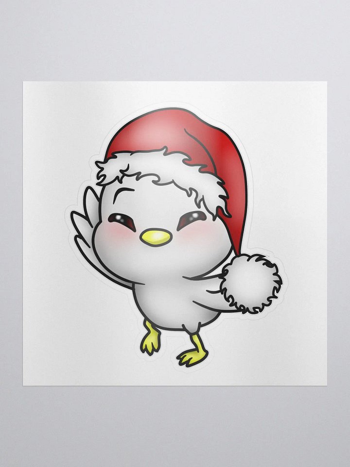Santa Chicken Sticker product image (1)
