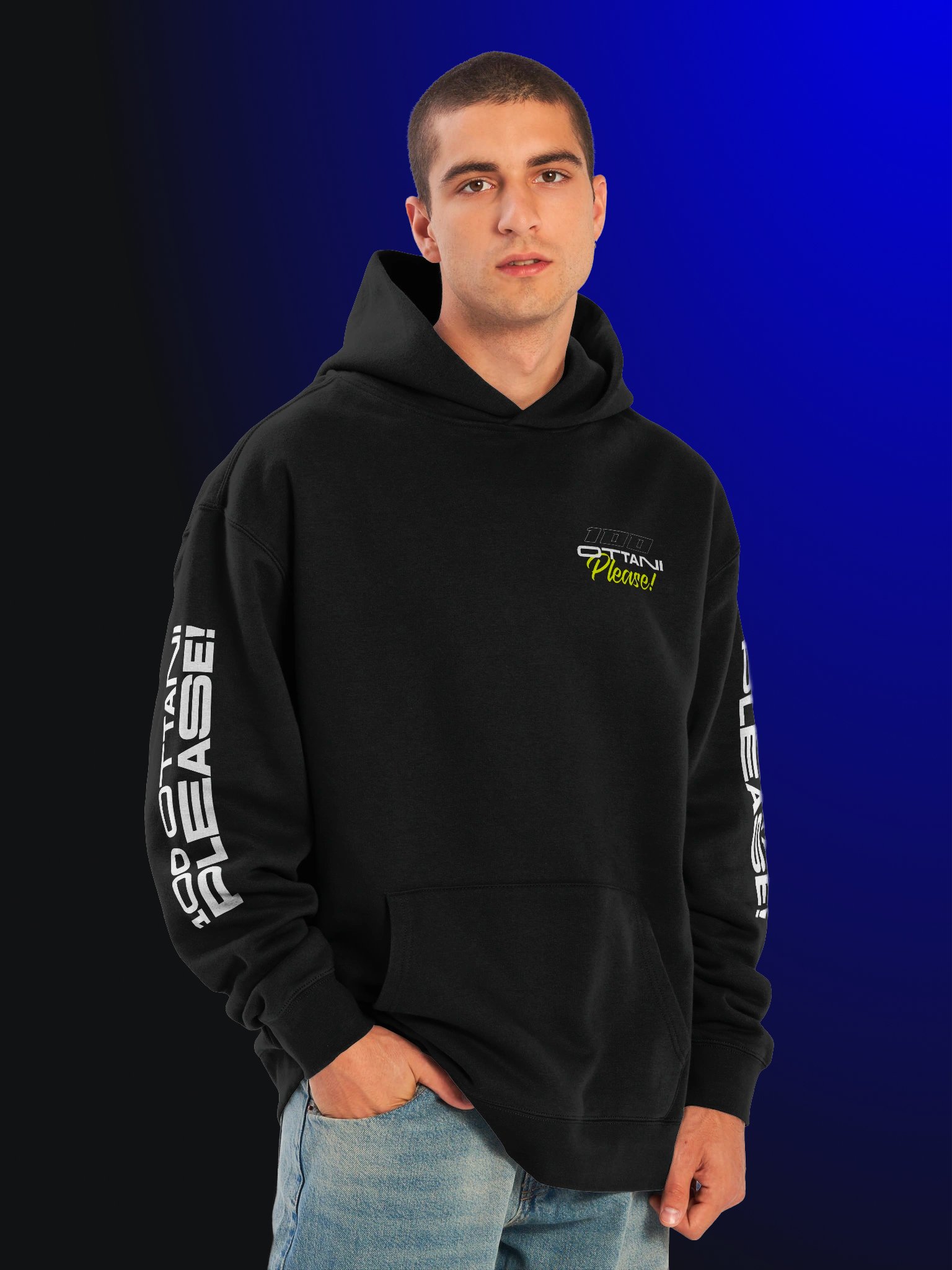 100 Ottani Please!™ Premium Oversized Racing Streetwear Hoodie | Zero Grip Edition product image (5)