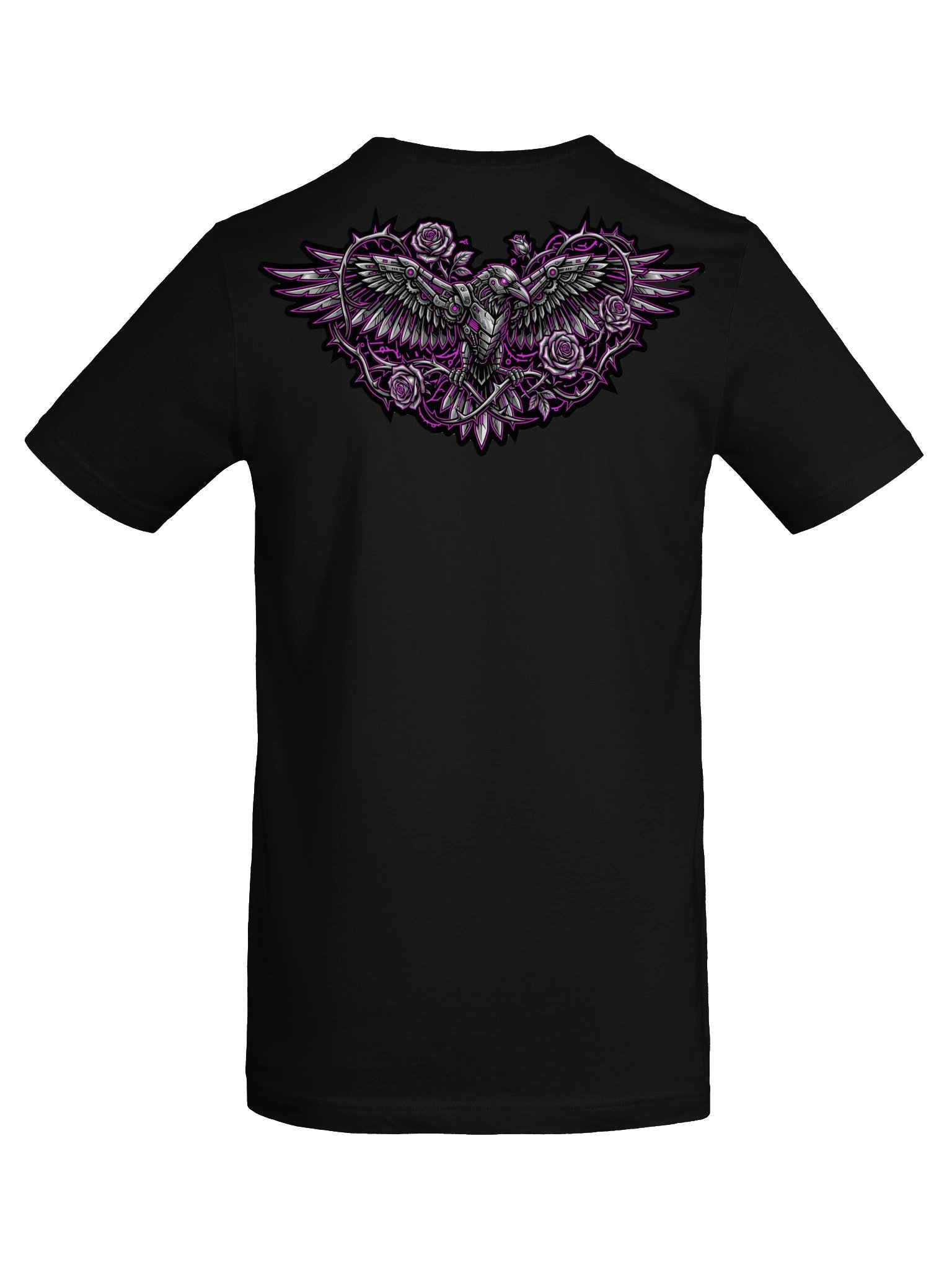 Neon Raven Roses Graphic Tee product image (6)