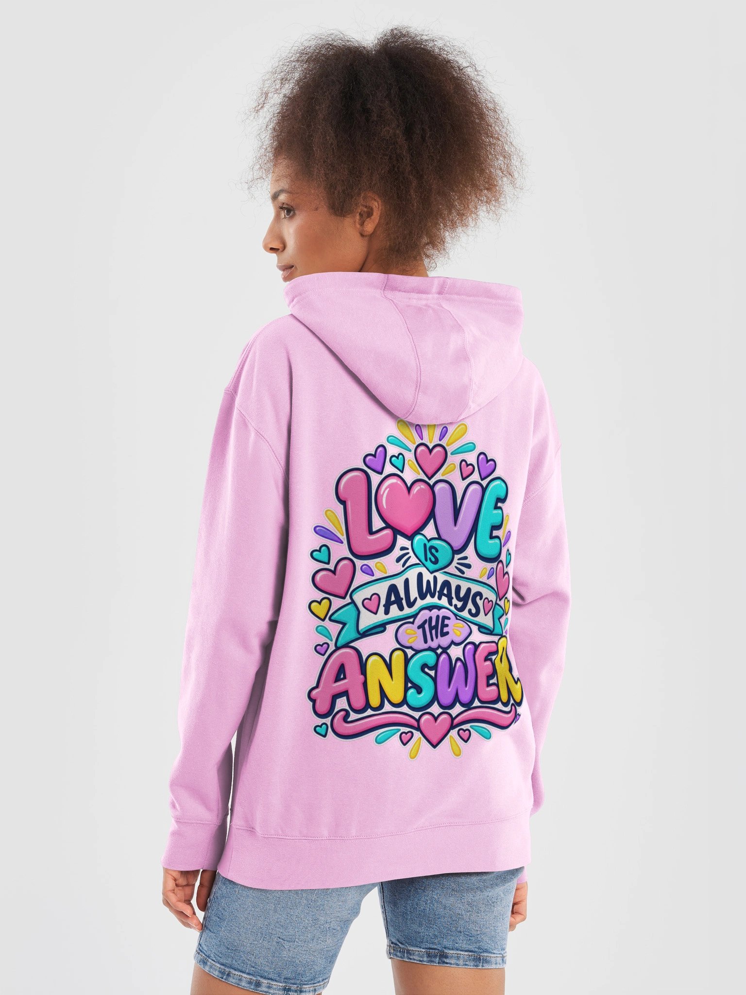 Inspirational Hoodie - Love is Always the Answer product image (4)