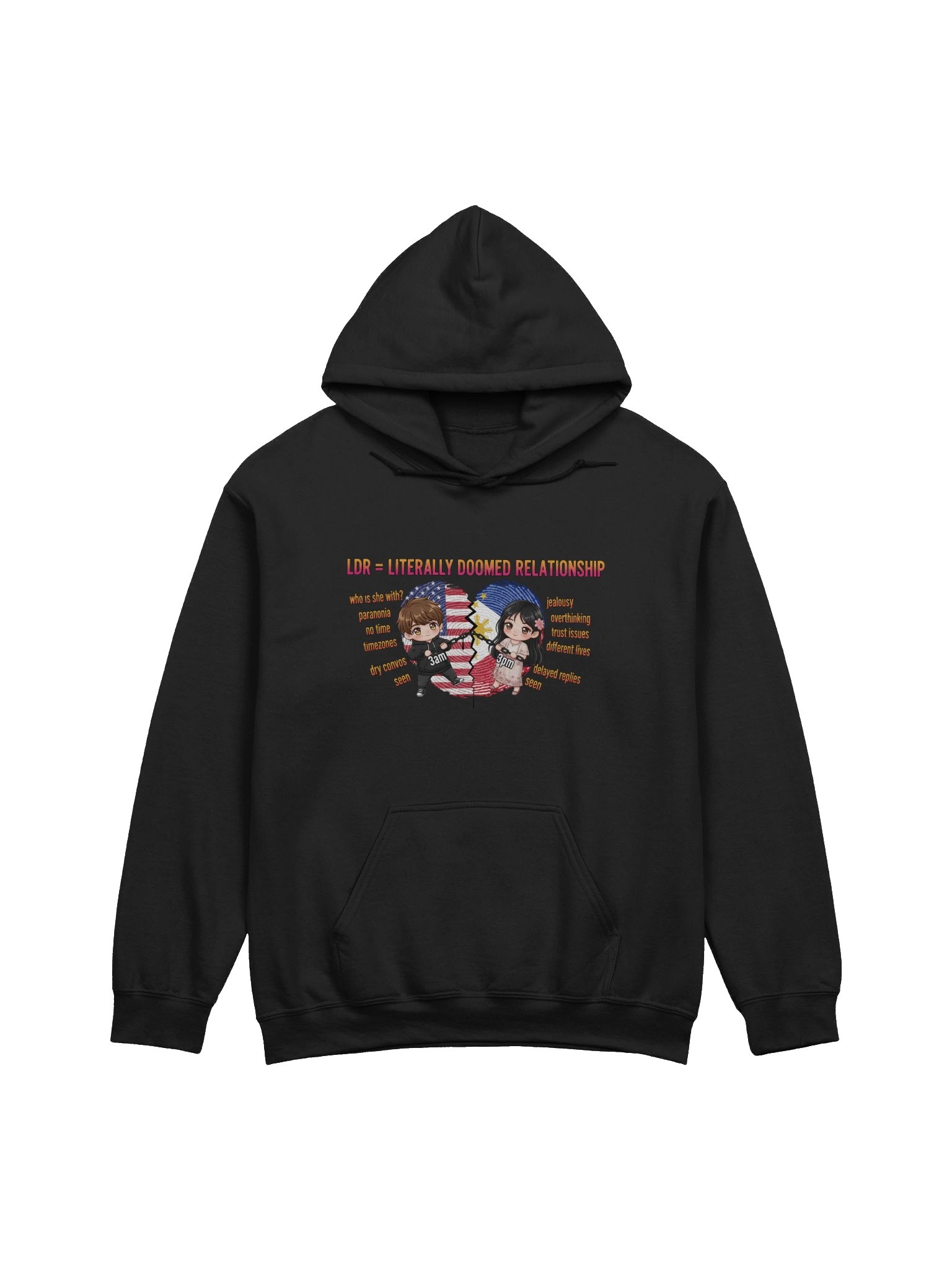 LDR= Literally Doomed Relationship - Hoodie product image (5)