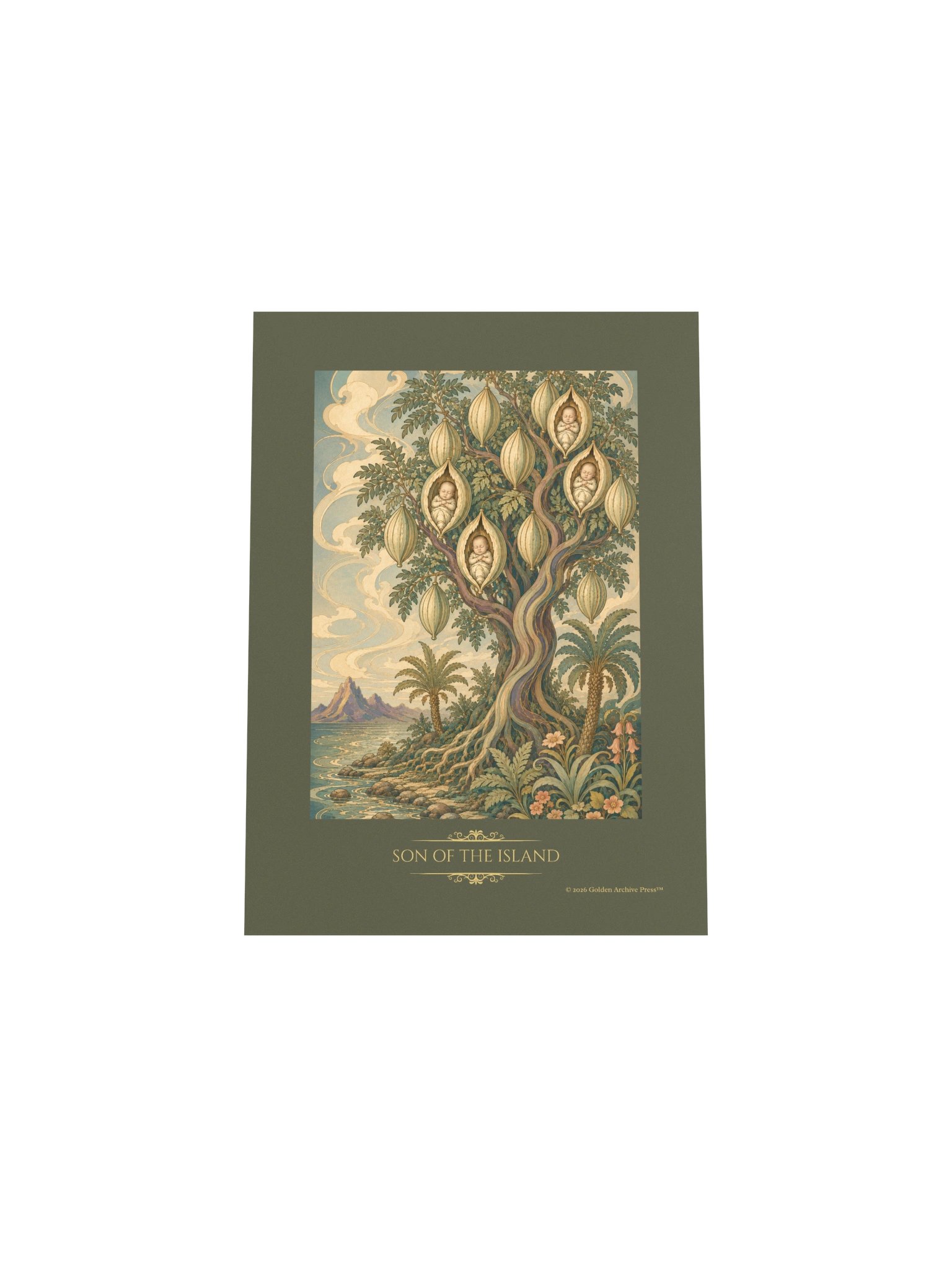 Son of the Island — Art Nouveau Art Print (Waqwaq) product image (32)