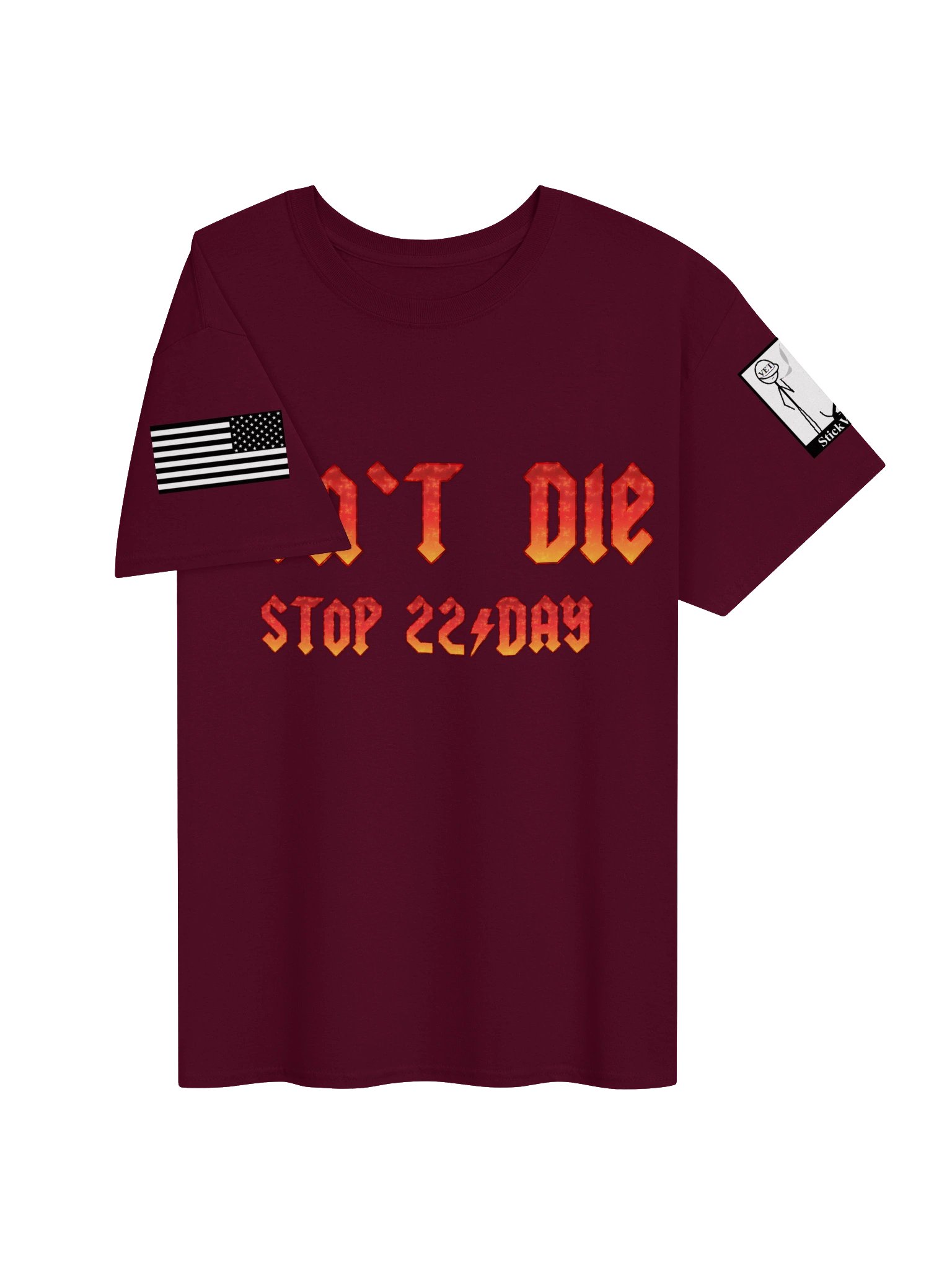 Don’t Die Stop 22/Day Shirt with Back product image (9)