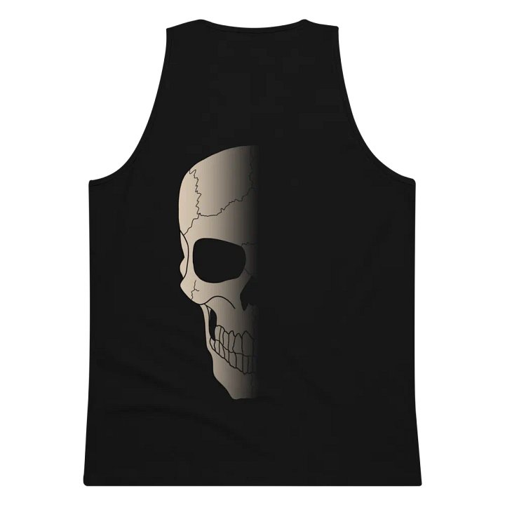 Faded skull tank top product image (2)