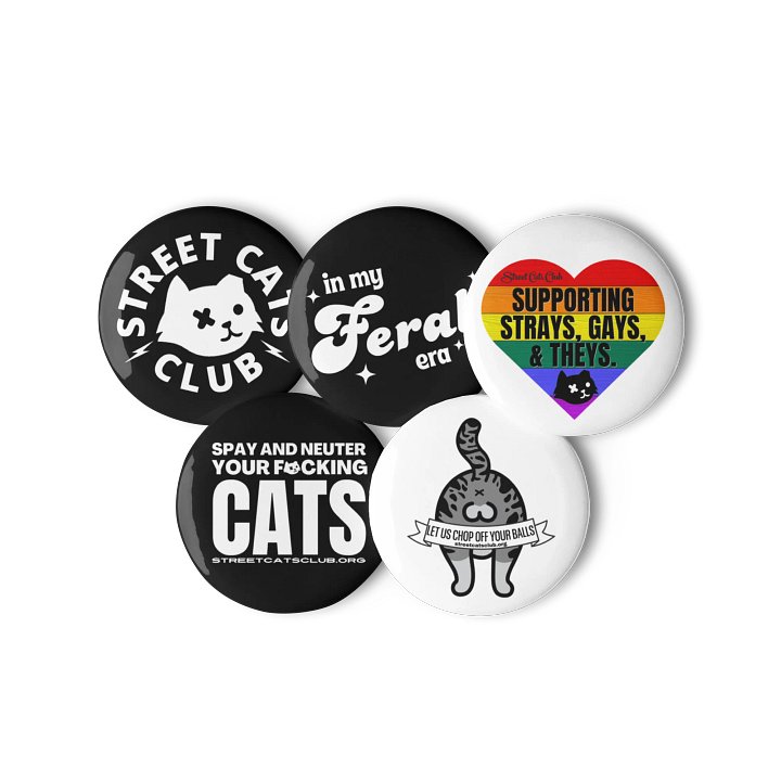 Rebel Cat Pin Collection product image (3)