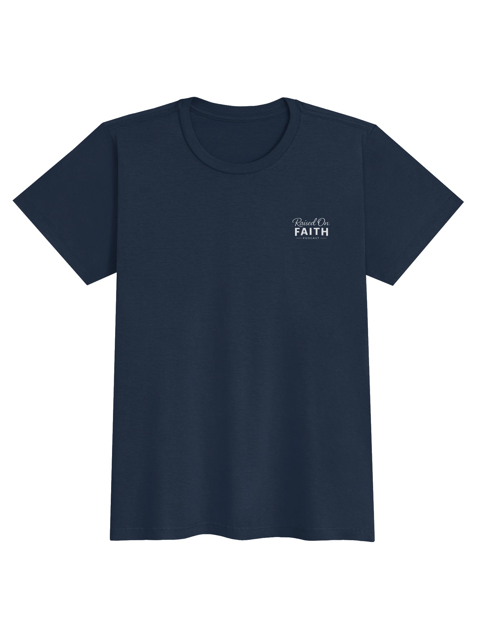 Raised on Faith Women's Tee - White Logo product image (1)