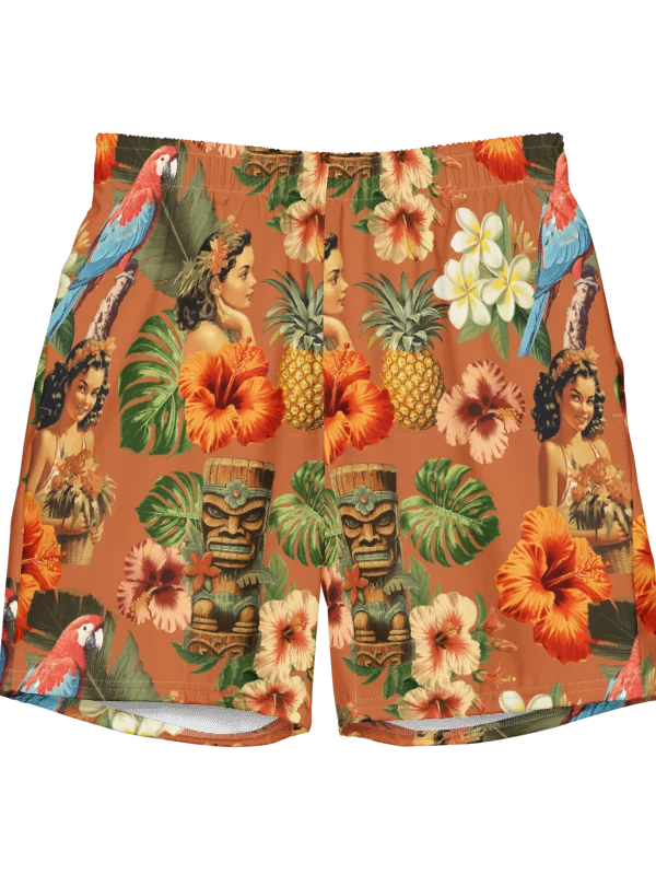 Vintage Aloha Tropical Swim Trunks product image (1)