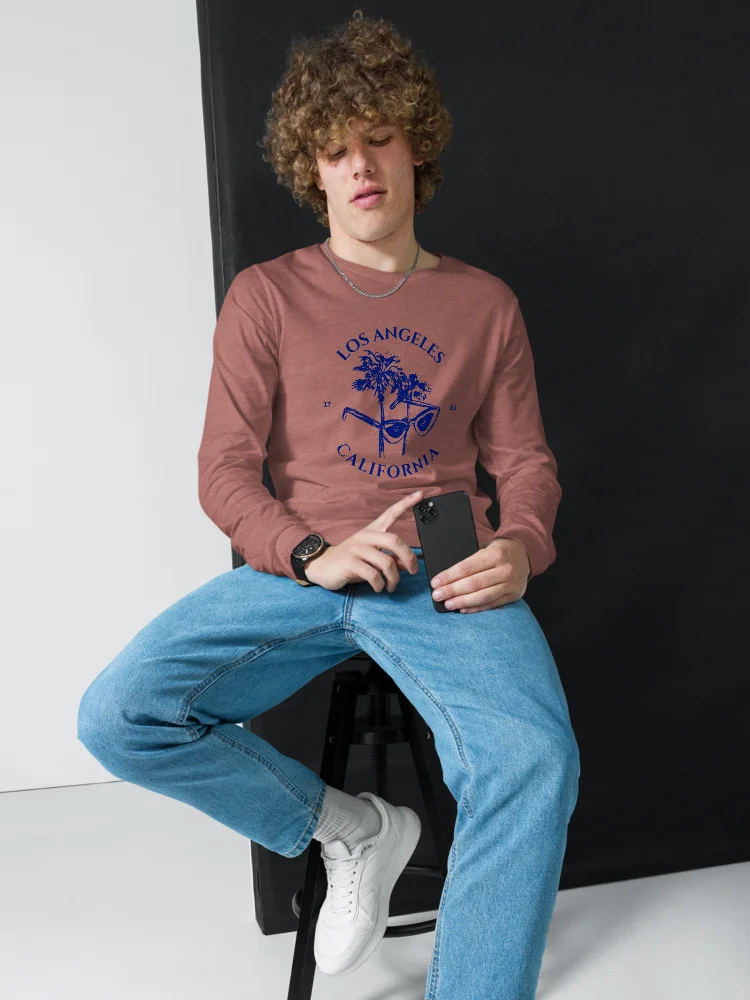 Los Angeles - Palms & Shades / Long-Sleeve Tee product image (1)