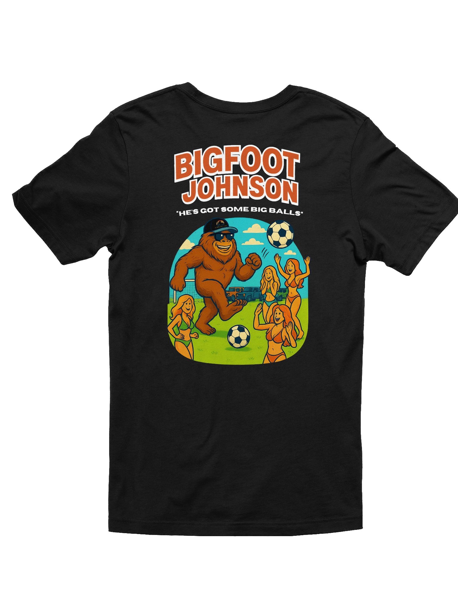 Bigfoot Johnson Big Balls Tee (Black) product image (2)