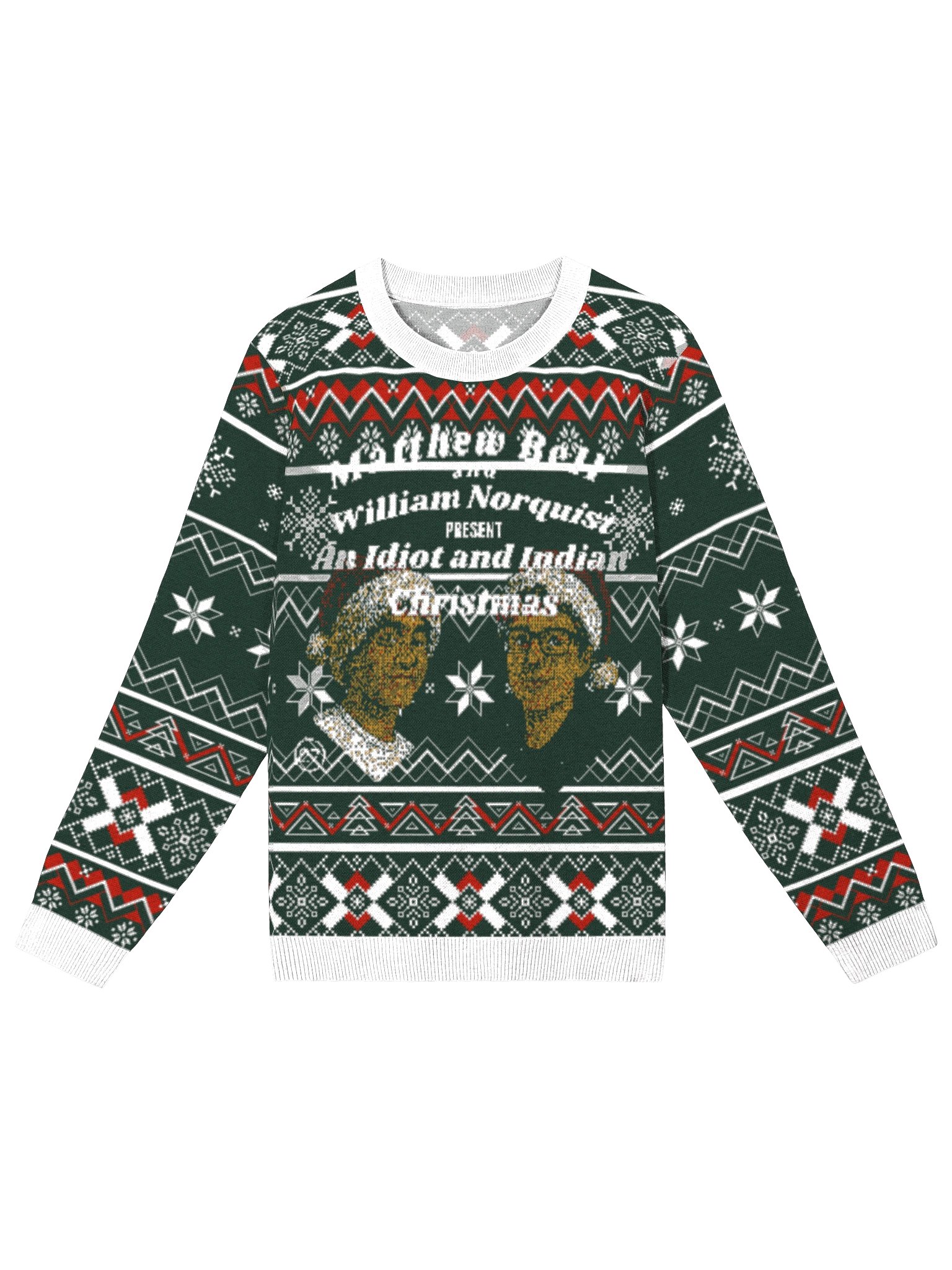 Idiot and Indian Christmas Sweater product image (5)