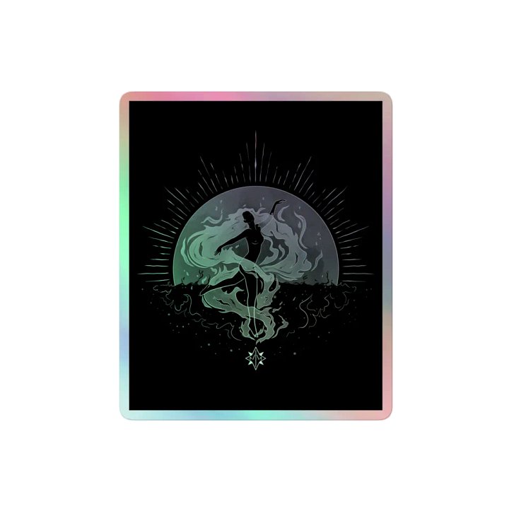 𝖘𝖊𝖗𝖆𝖕𝖍𝖎𝖓𝖆 holographic sticker product image (2)
