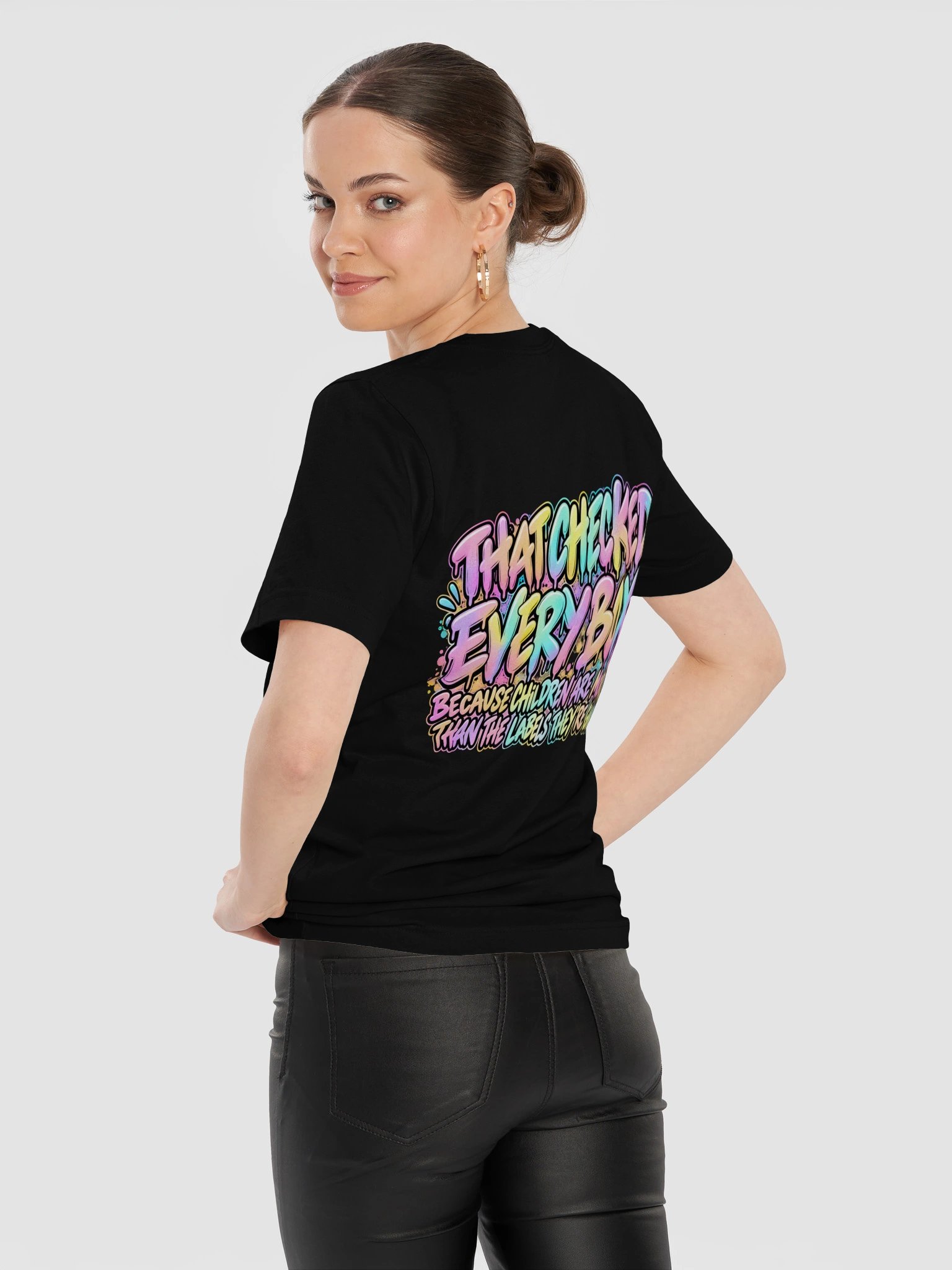 Im a Foster Parent Who Checked Every Box | Kids Are More Than a Label Tee product image (12)