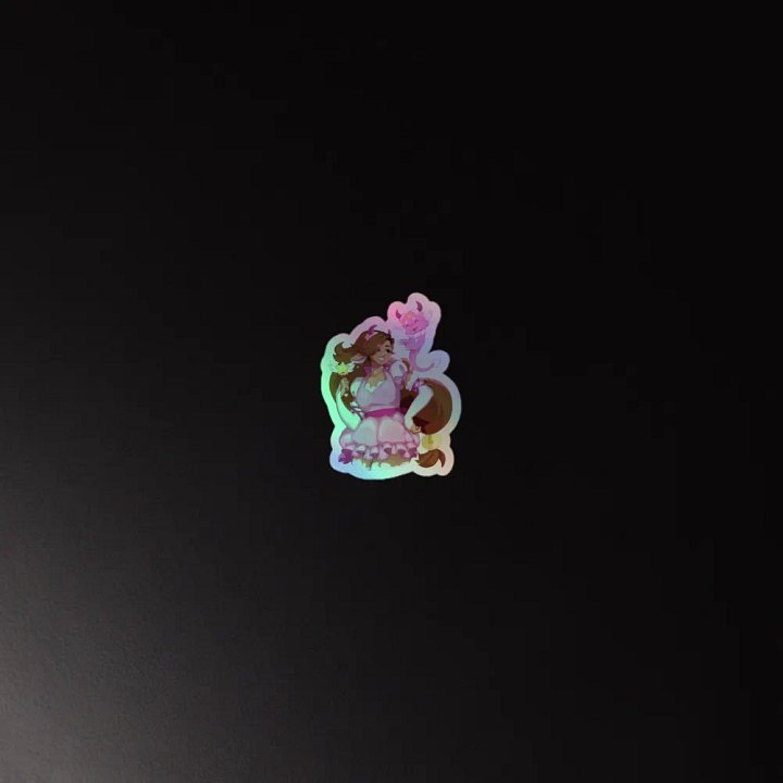Magical GIrl Michi Holographic Sticker product image (4)