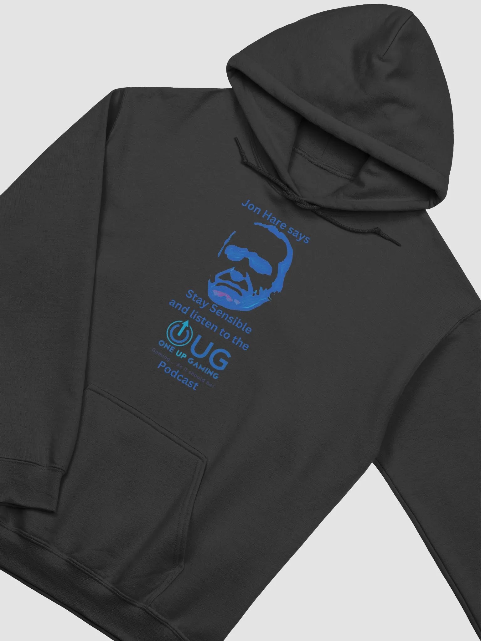 Jon Hare Podcast Blue Hoodie product image (3)