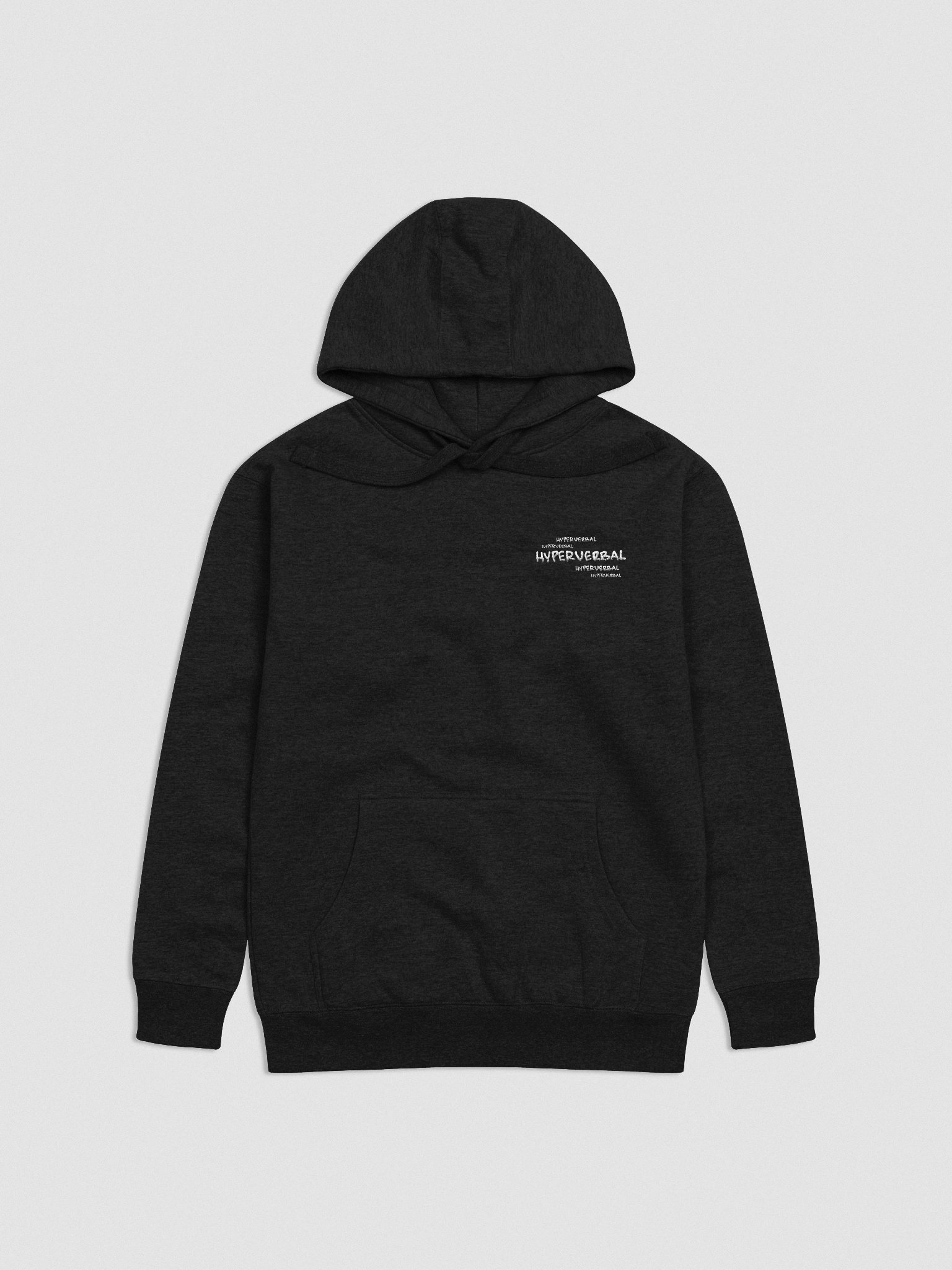 HYPERVERBAL bubble (white) comfort hoodie product image (5)