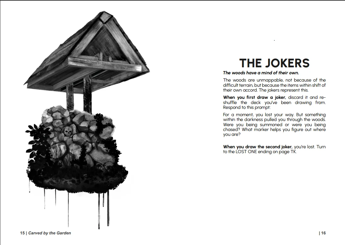 Carved by the Garden: a solo folk horror tabletop RPG product image (4)