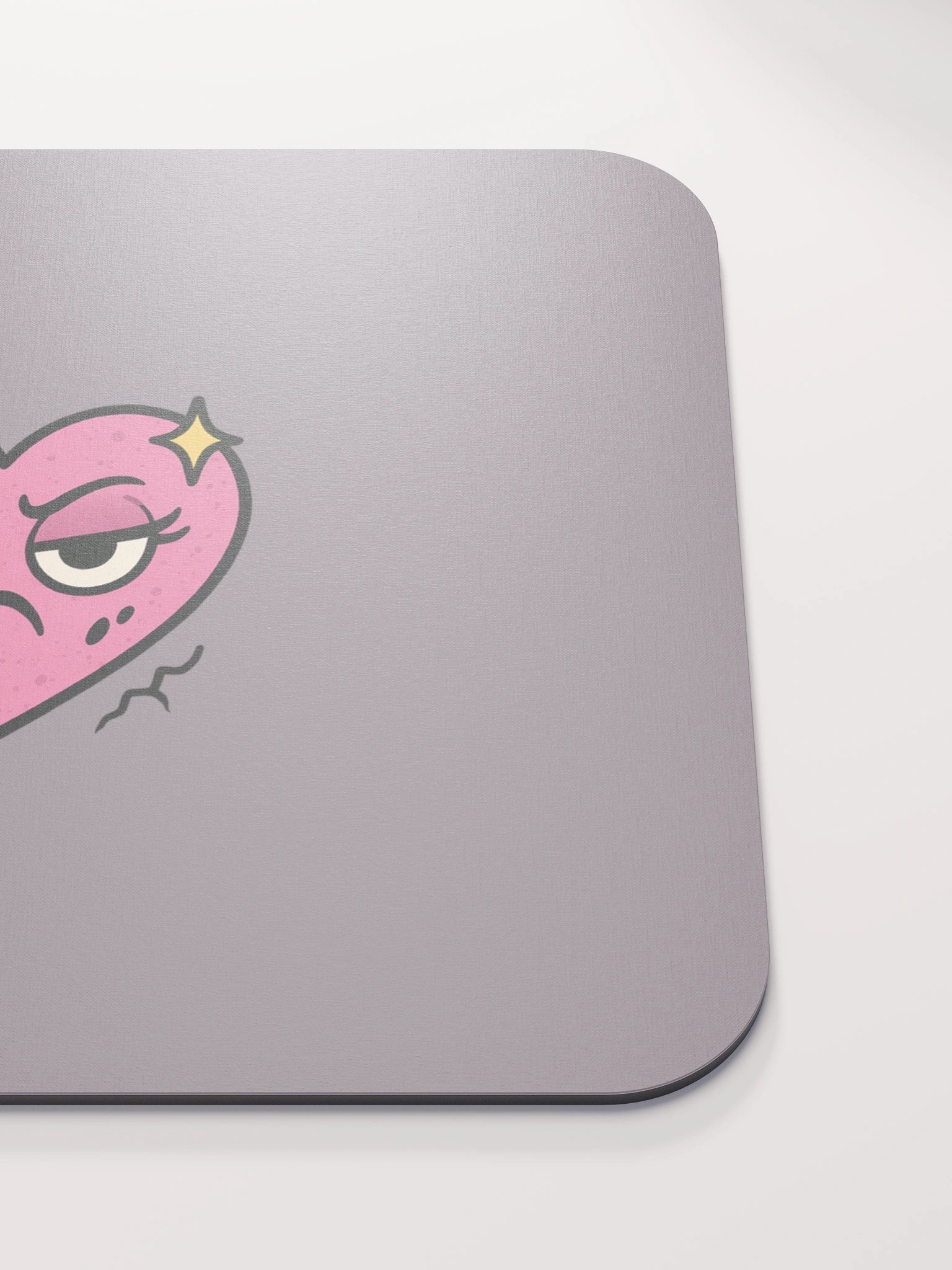 Grumpy Heart Mouse Pad product image (5)