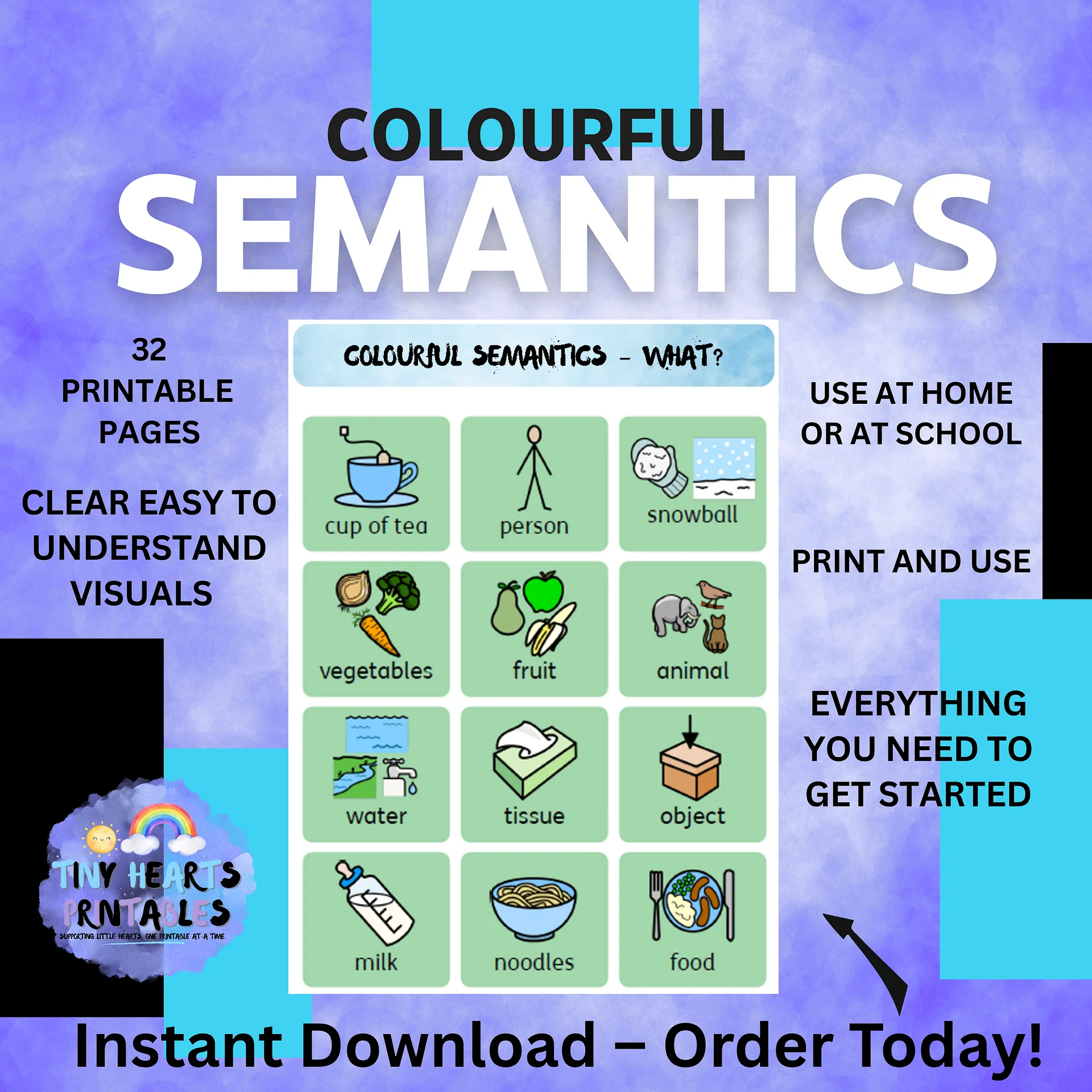 Colourful Semantics Posters Icon Card Packs | 36 Pages of Who, What Doing, Where, Describe Worksheets & Visuals | SEN, SLT, EYFS, Speech product image (4)