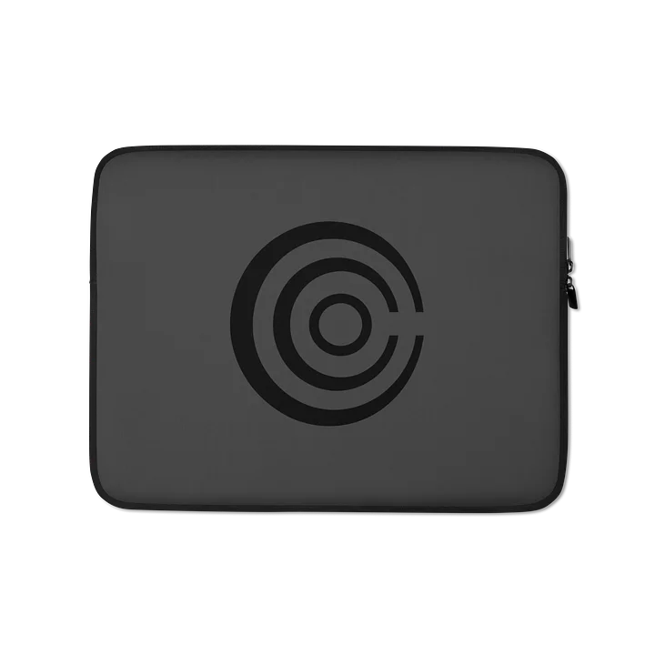 Impact Laptop Sleeve Dark Gray Black Logo product image (1)