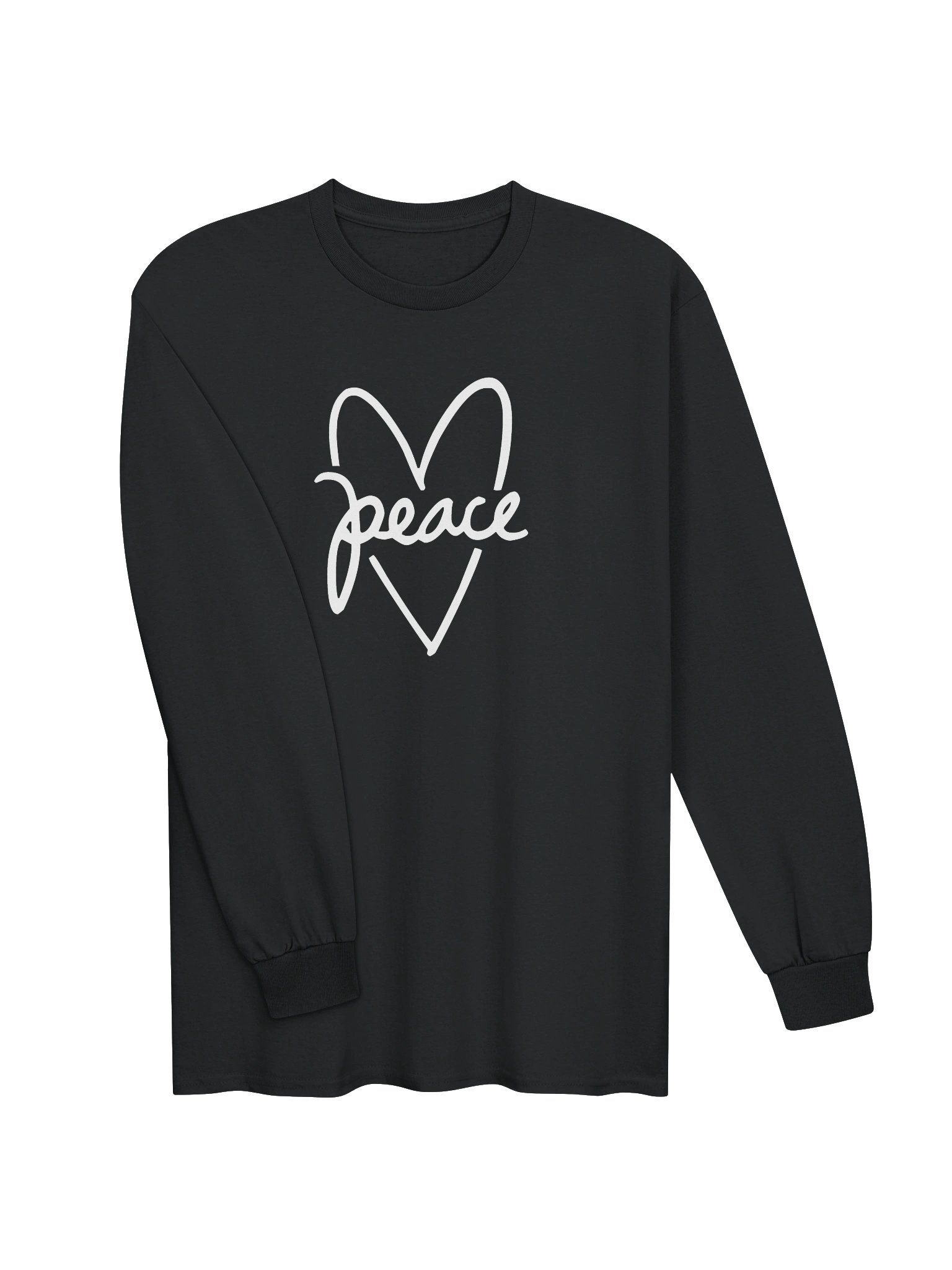 Peace Heart Long-Sleeve T-Shirt product image (3)