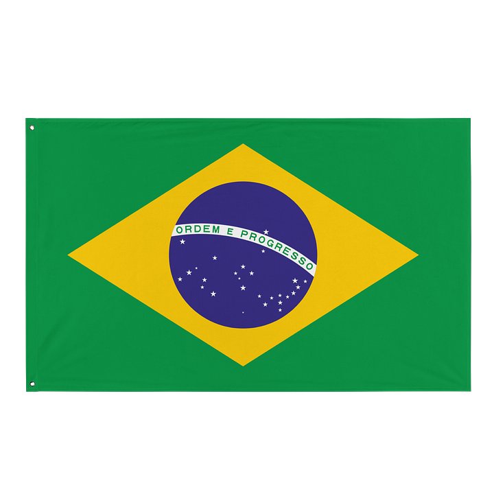 Brazilian Flag All-Over Print product image (2)