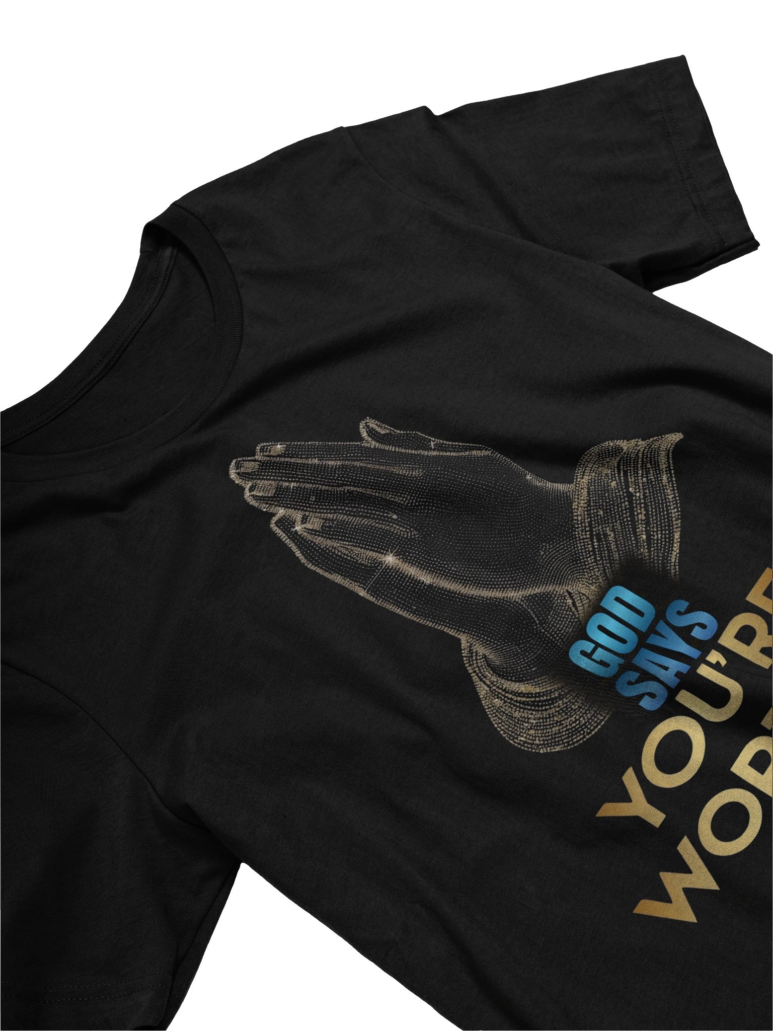 God Says You're Worth It -Divine Worth T-Shirt product image (3)