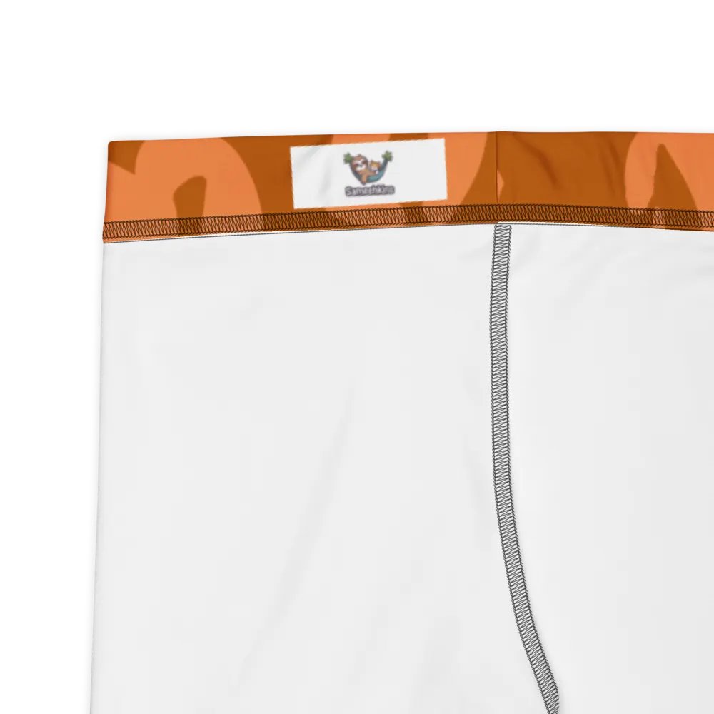 Orange Wilderness Camo Capri Leggings product image (2)