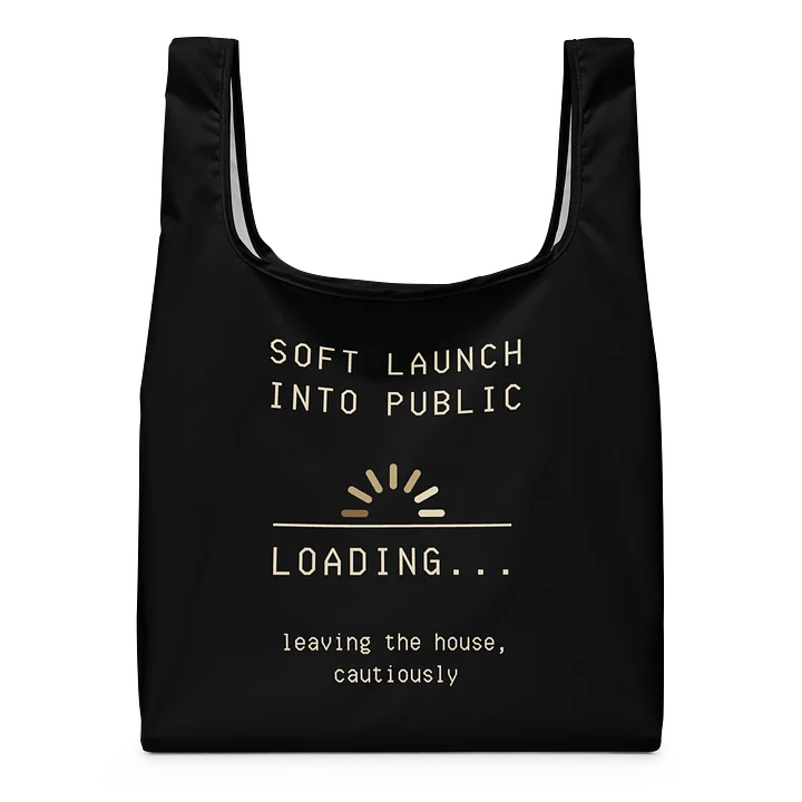 Soft Launch Into Public Shopping Bag | Chronic Illness & Spoonie Errand Bag product image (1)