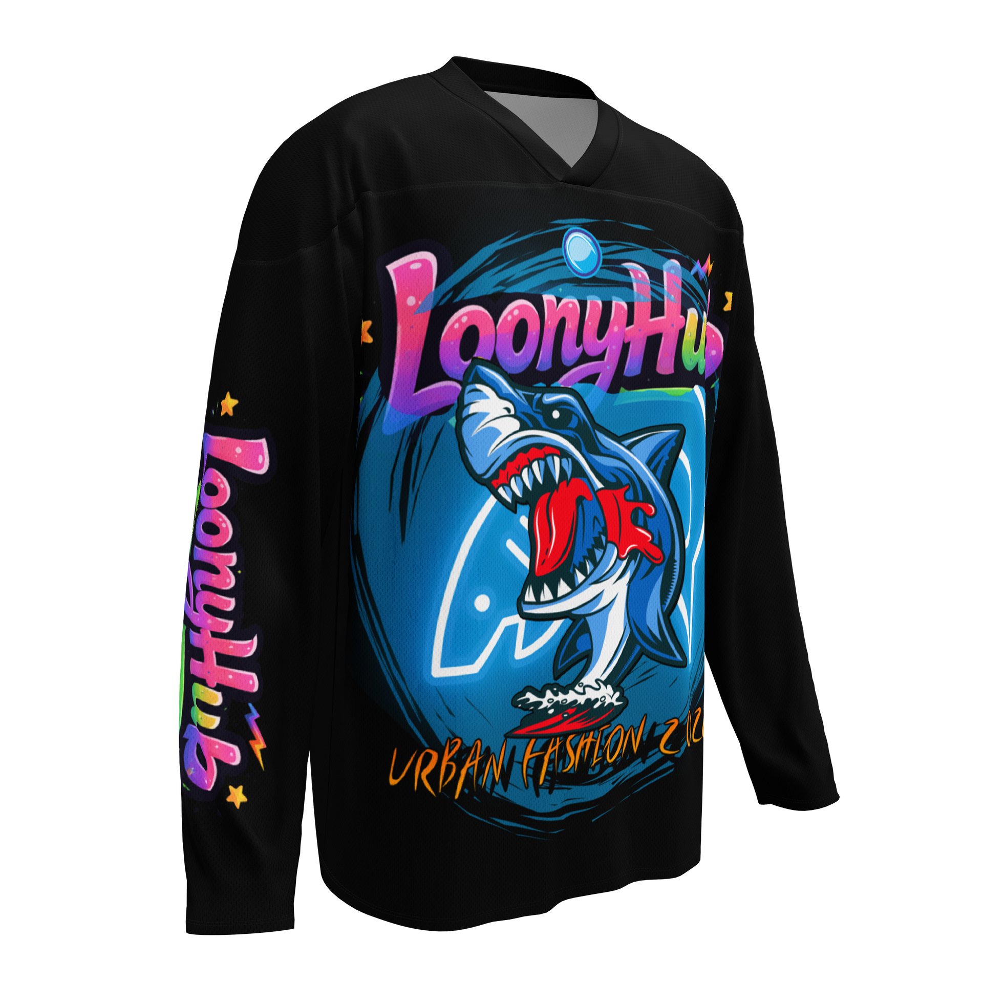 LIMITED EDITION - CNX Core All-over print Unisex Long Sleeve Tee — LoonyHub 001 product image (3)