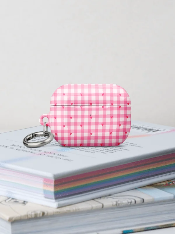 Be Mine Gingham AirPods® Pro Gen 1 and 2 Gen 1 and 2, Gen 3 Cases. product image (7)