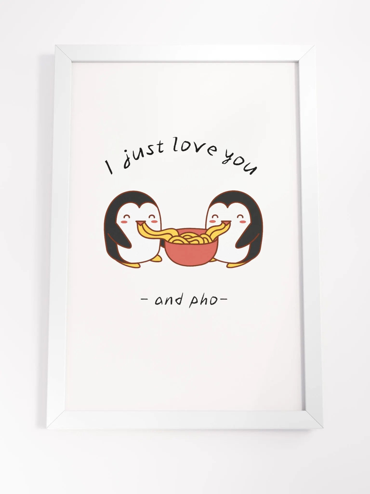 Penguin And Pho Love Frame product image (4)