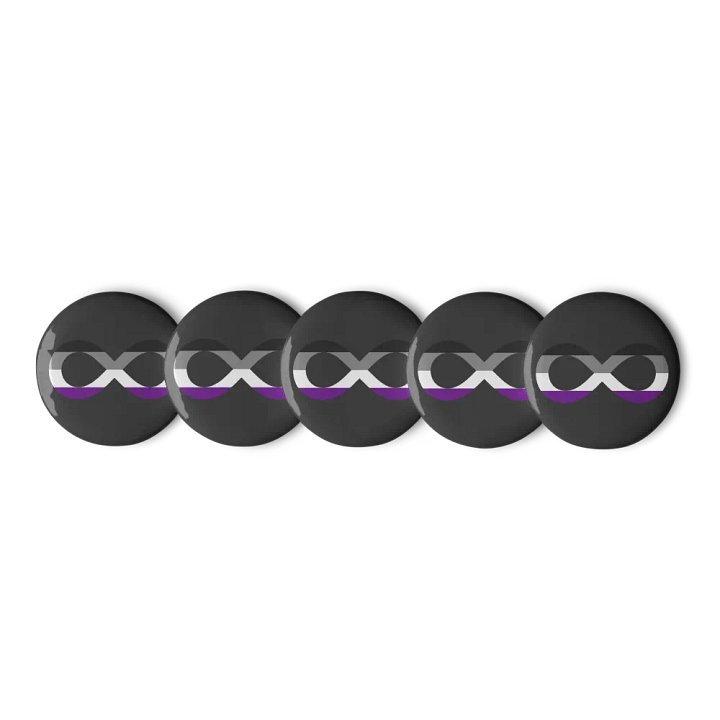 Autistic Ace Infinity Pin Set product image (1)