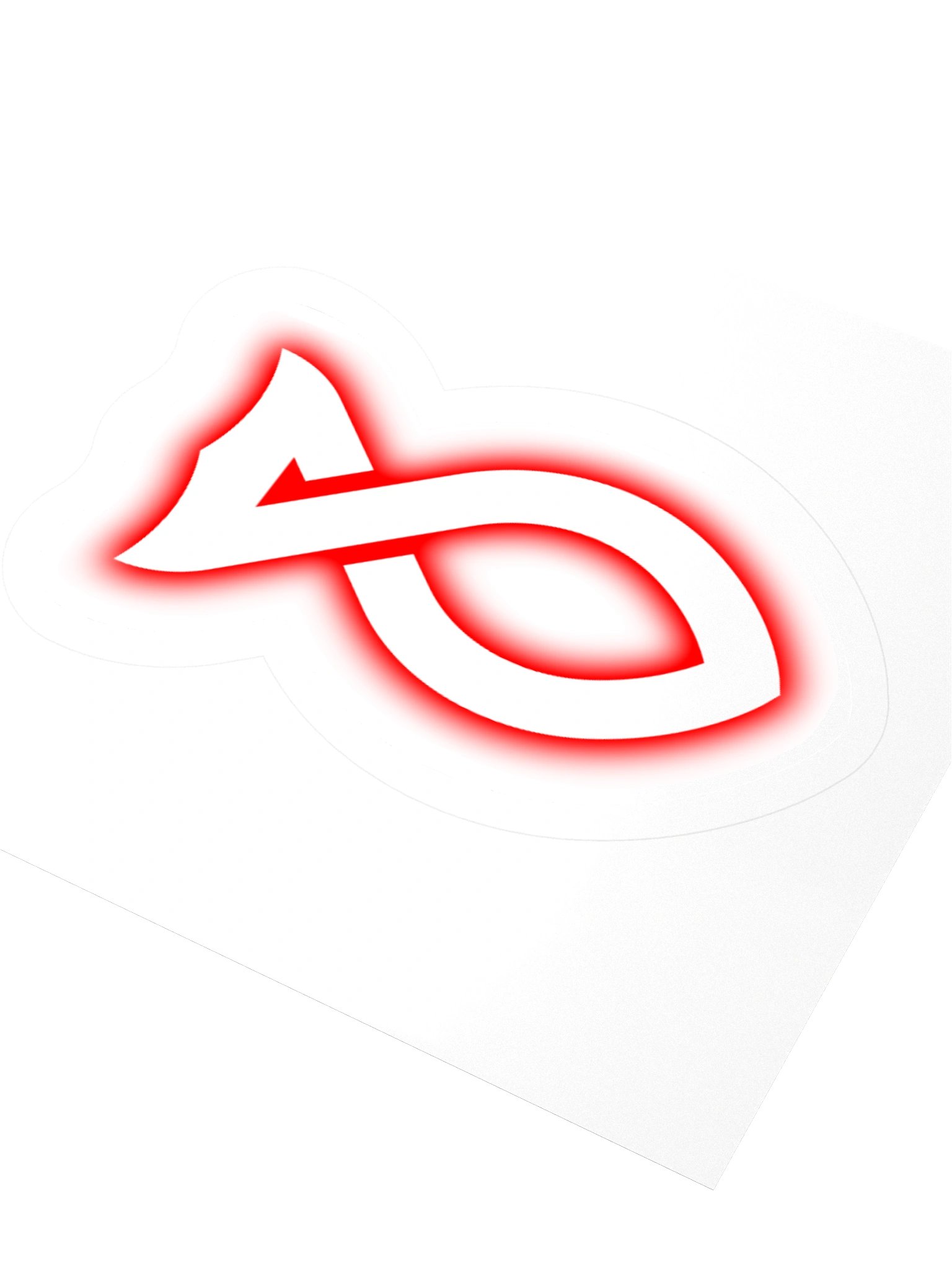 Red Glow Sticker product image (3)