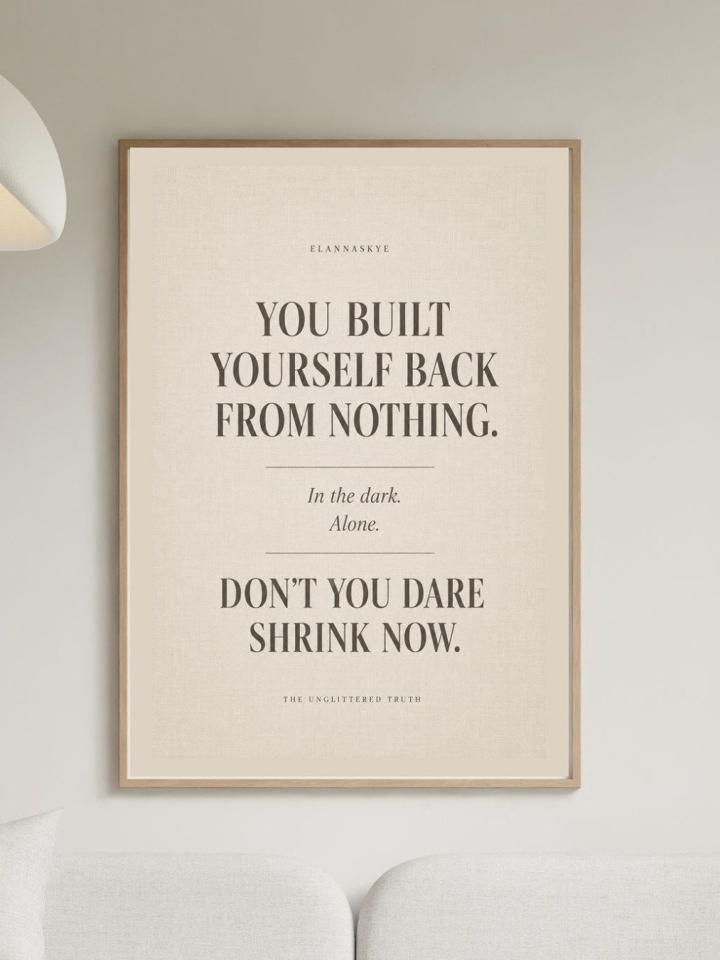 You Built Yourself Back From Nothing - Printable Wall Art product image (3)