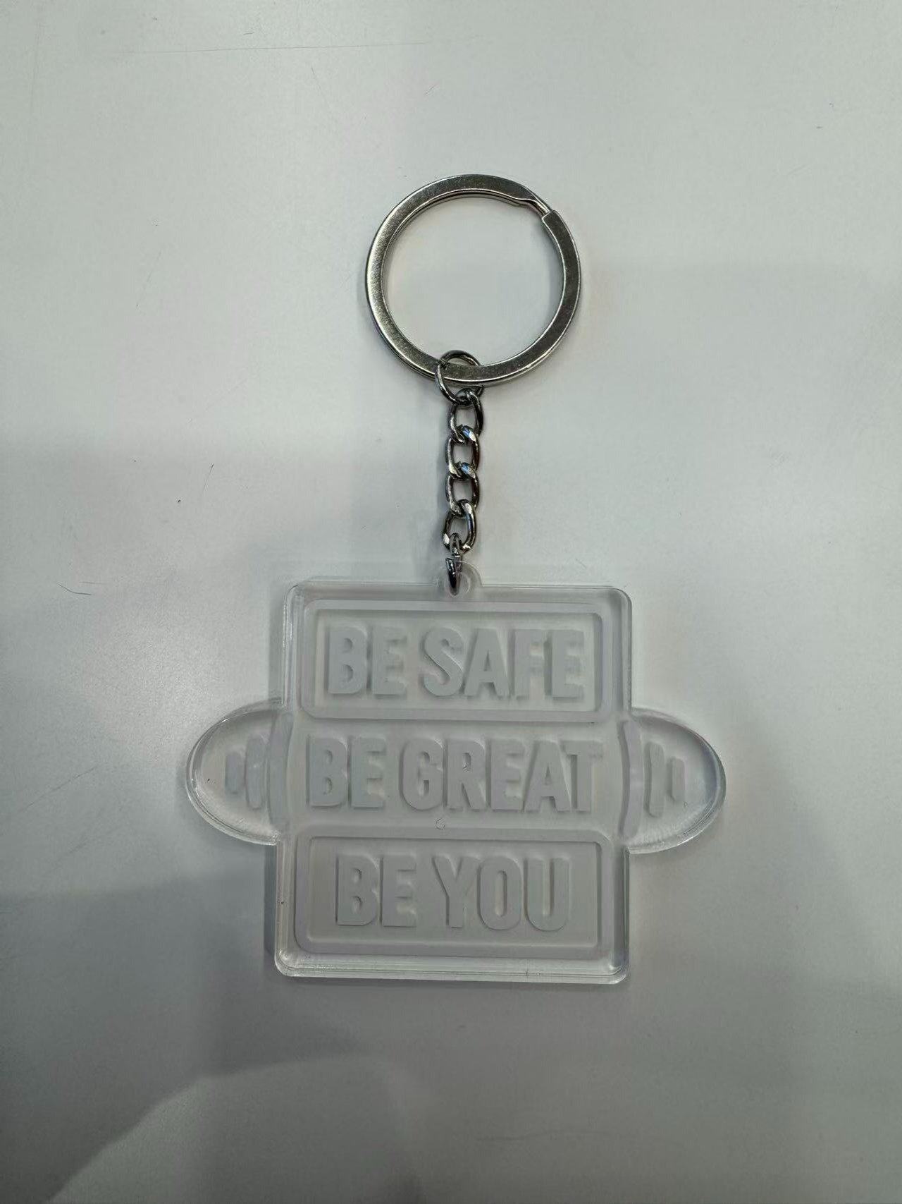Be Safe, Be Great, Be You Acrylic Keychain product image (1)