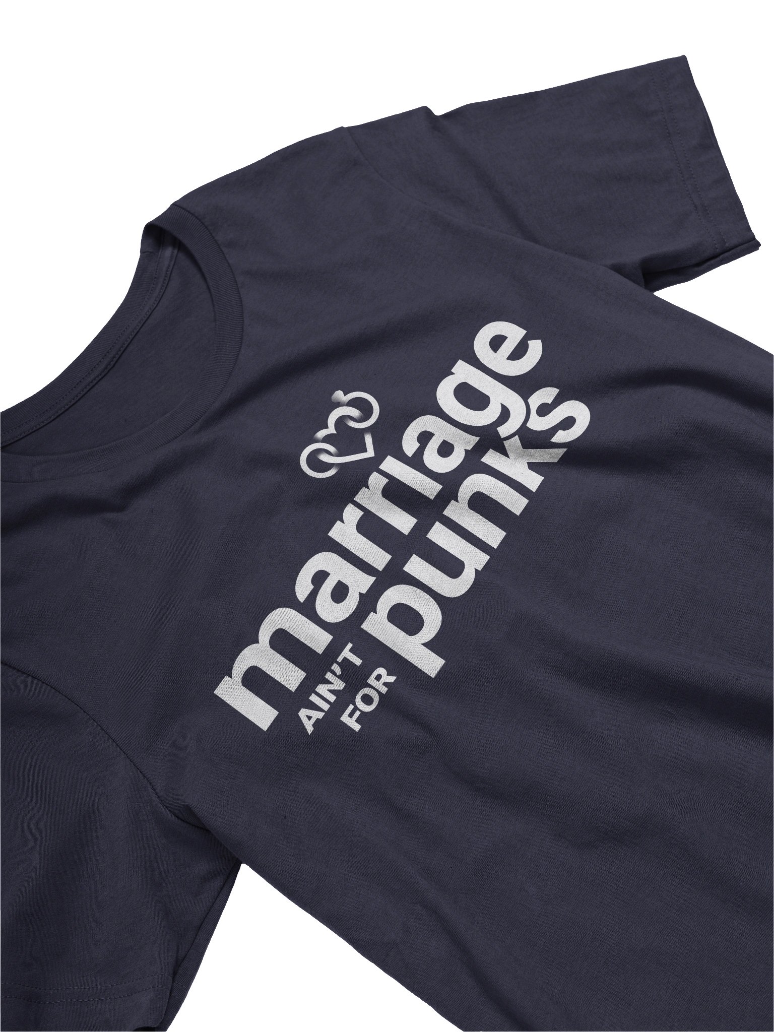 Navy Marriage Ain't For Punks Short Sleeve T-Shirt product image (3)