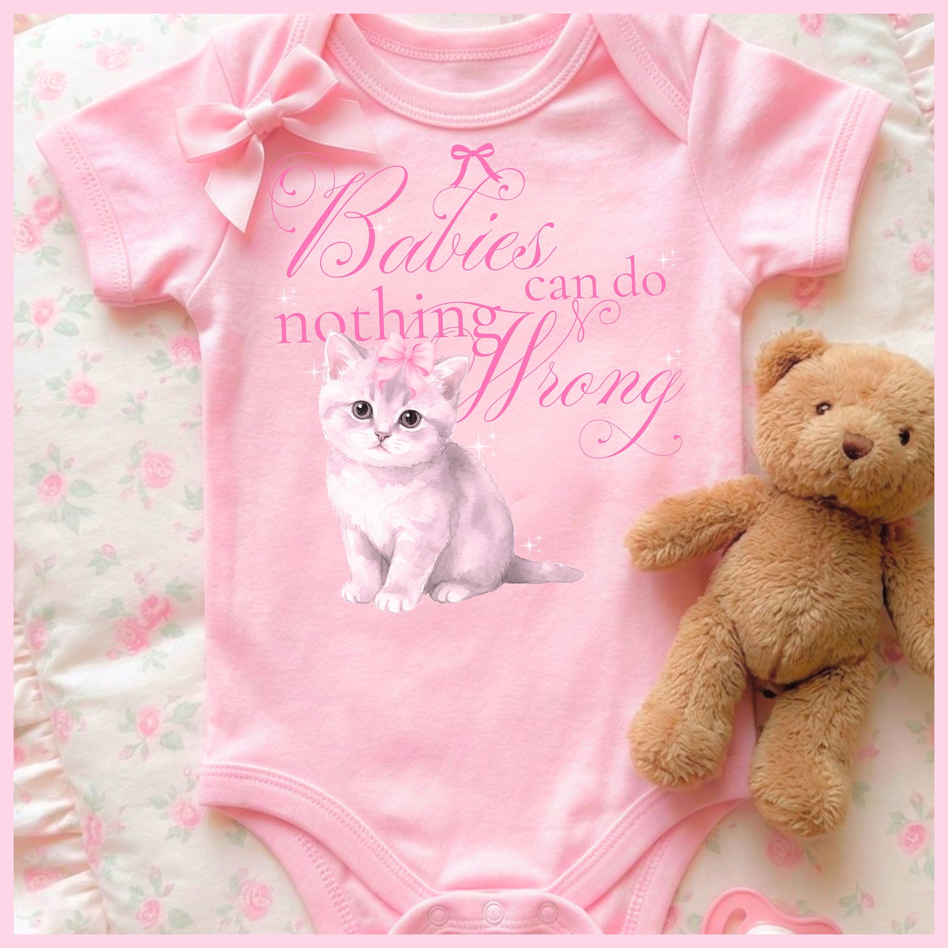 Babies can do nothing wrong🩷Super Soft🪽Onesie🩷 product image (1)
