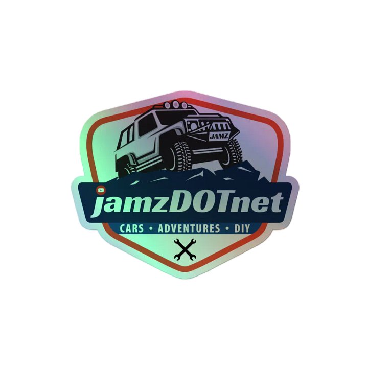 jamzDOTnet holographic sticker product image (2)