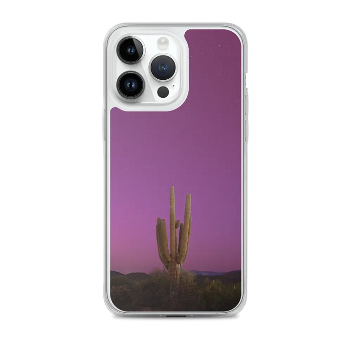 "Aurora Saguaro" - iPhone Case product image (2)