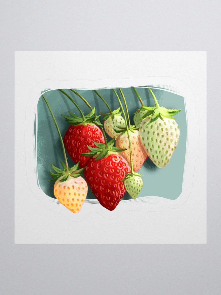 Strawberries sticker product image (2)
