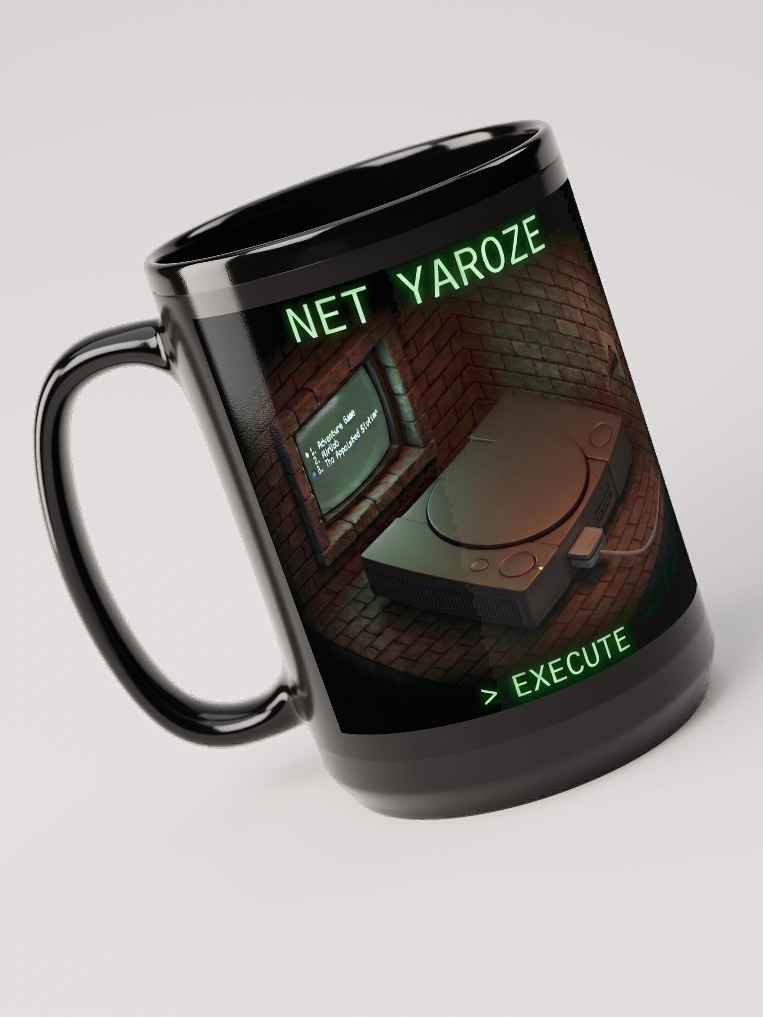 Net Yaroze Taza Negra - Accesorio Setup Gamer y Programador product image (5)