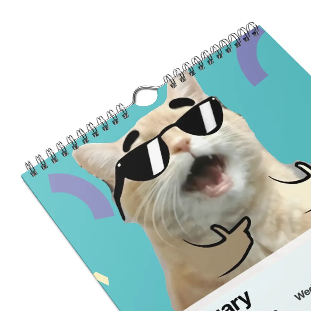 Wall Calendar (2024): Meme Cats product image (9)