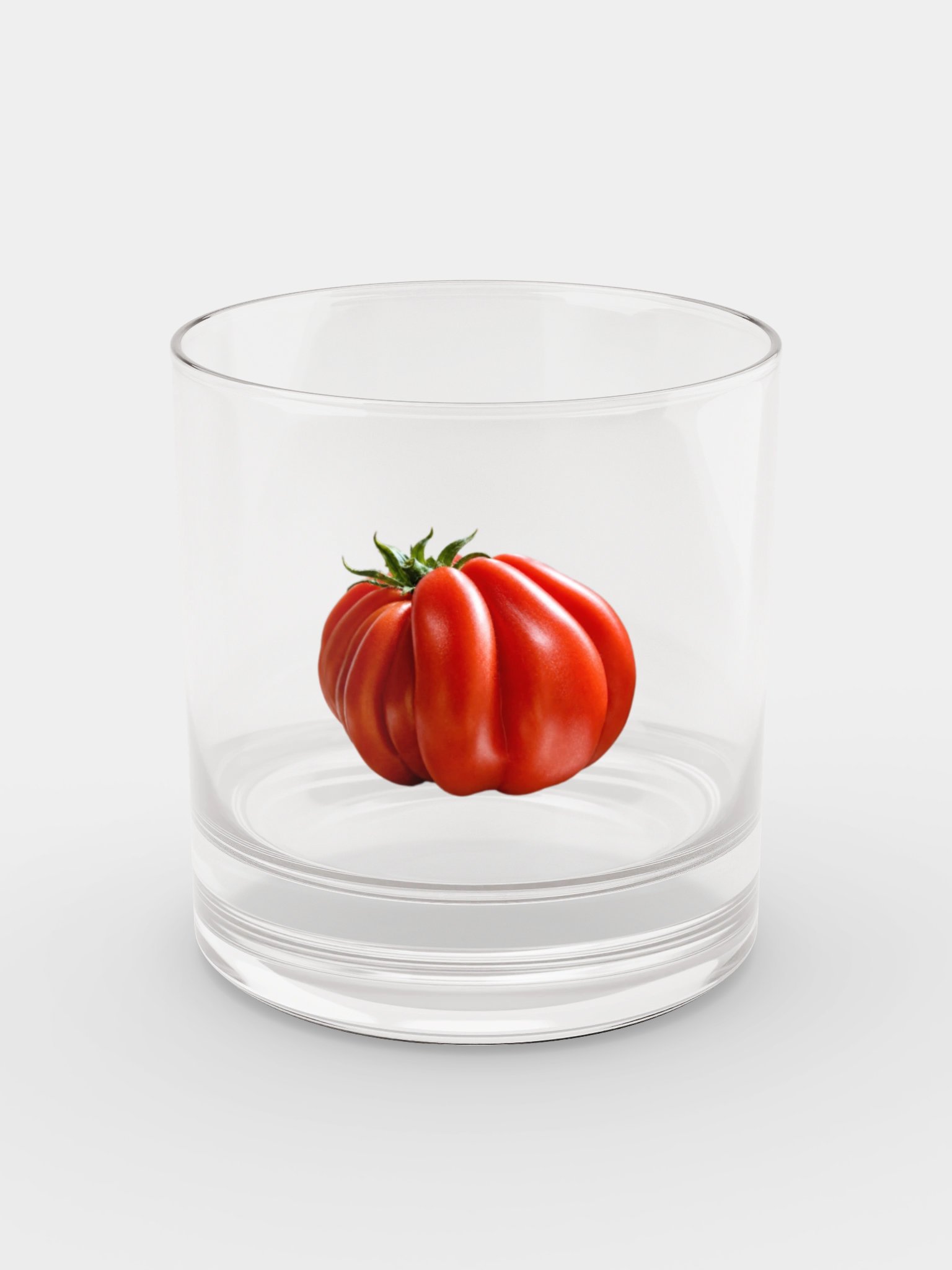 ​Vintage Red Tomato Glassware – Fresh Heirloom Tomato Whiskey & Drinking Glass (Tomato Collection) product image (4)